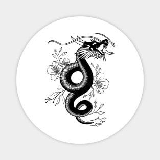 Simple Chinese Dragon Magnet